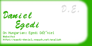 daniel egedi business card